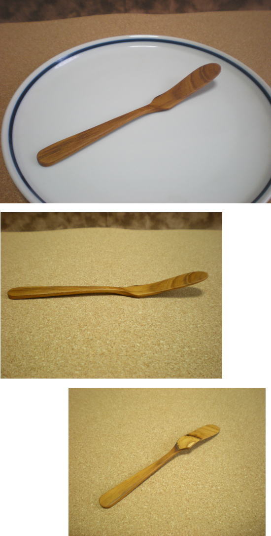 木製ジャムナイフ